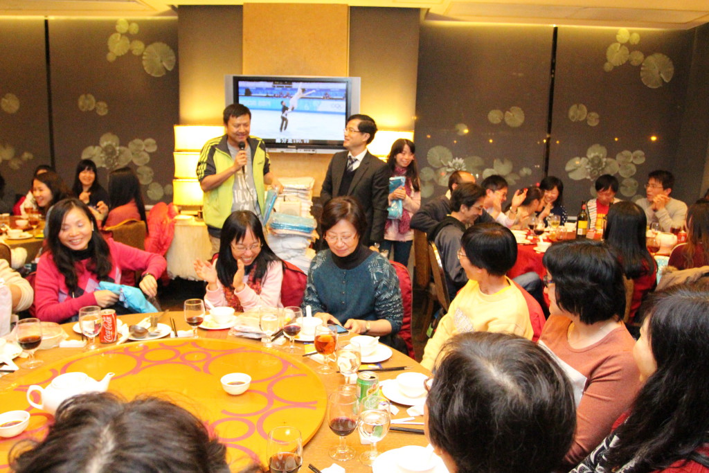 Alumni Association Ltd members at the Staff Dinner