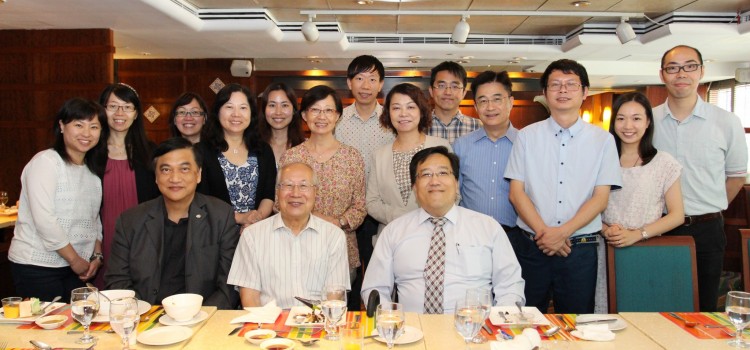 Alumni at Annual Staff Lunch July 10 2015