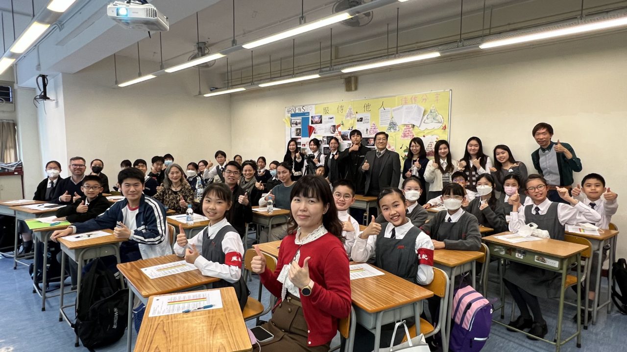 Two alumni coaches at SKHTST Toastmasters Youth Leadership Program (TYLP)