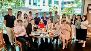 Alumni at the Annual Staff Lunch