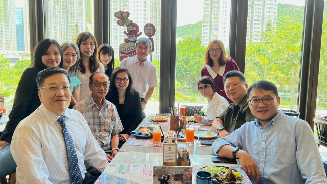 Alumni at the End-of-Term Ceremony and Staff Lunch
