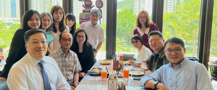 Alumni at the End-of-Term Ceremony and Staff Lunch