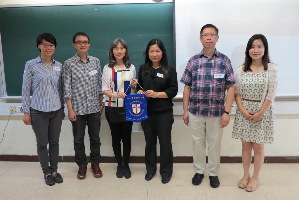 Dr. Rebeca Cheung, Dr. Kevin Chan, Career Mistress Mrs. Tam, Ms Catherine Chung, Dr. Tam Cheung On and Career Teacher Ms. Cheng 