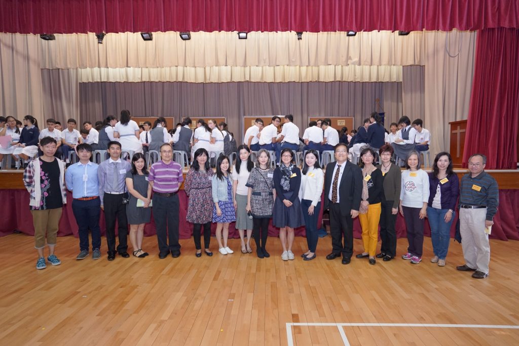 Shatin Church speakers took a group photo with the principal and Career Teachers