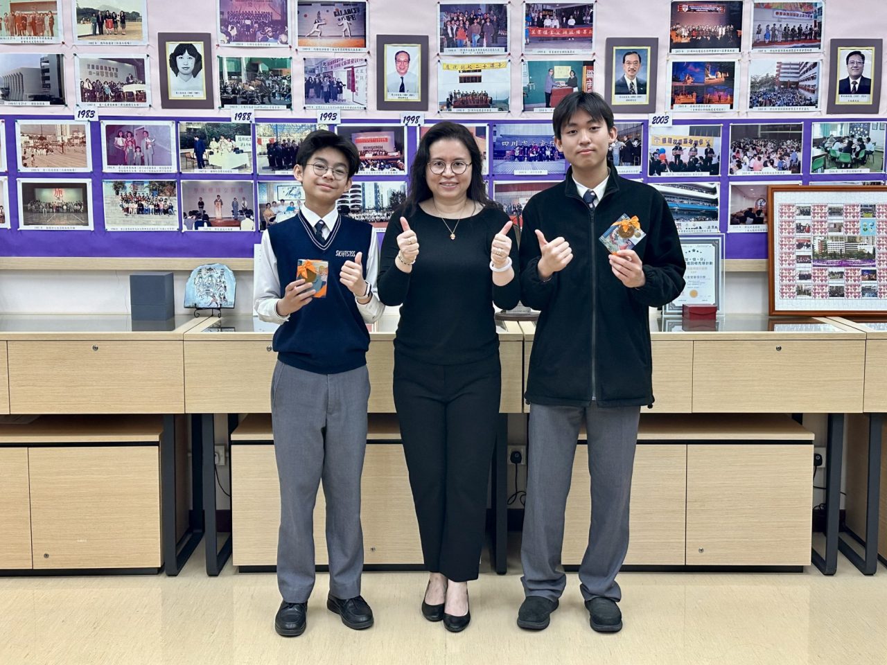 Two students advancing to The Hong Kong Federation of Youth Group (HKFYG) English Public Speaking Contest 2025 (Grand Finals)