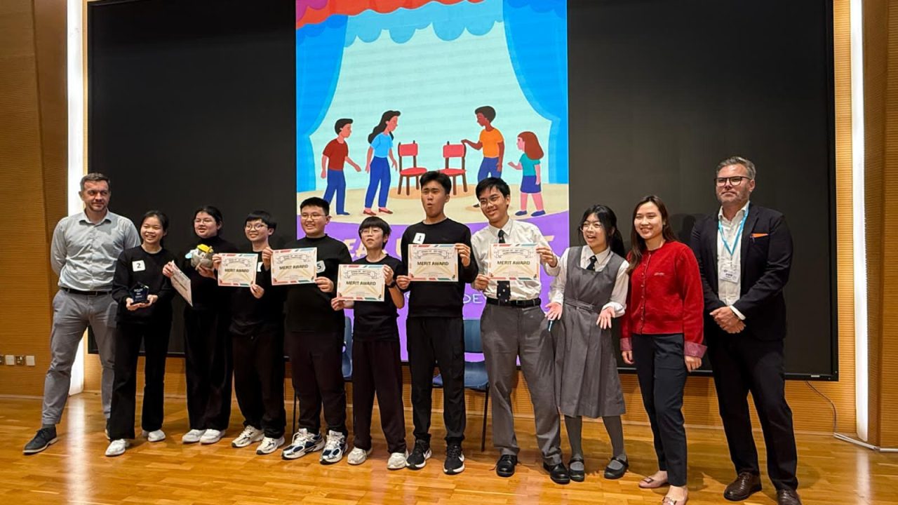 The English Drama Club Clinches Merit Award at “Speak Up – Act Out” Competition