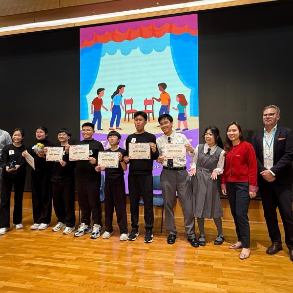 The English Drama Club Clinches Merit Award at “Speak Up – Act Out” Competition