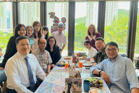 Alumni at the End-of-Term Ceremony and Staff Lunch